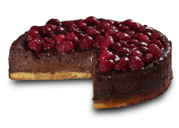 Čokoládový cheesecake s ovocím
