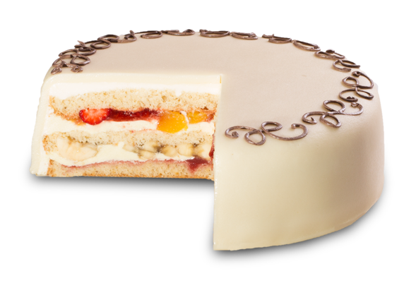Tvarohová torta s ovocím bezlepková